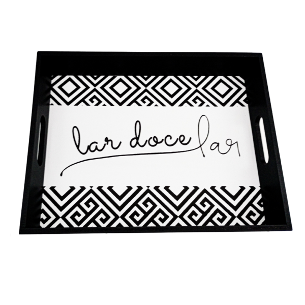 Bandeja MDF "Lar Doce Lar" 26x20cm - Imagem 2