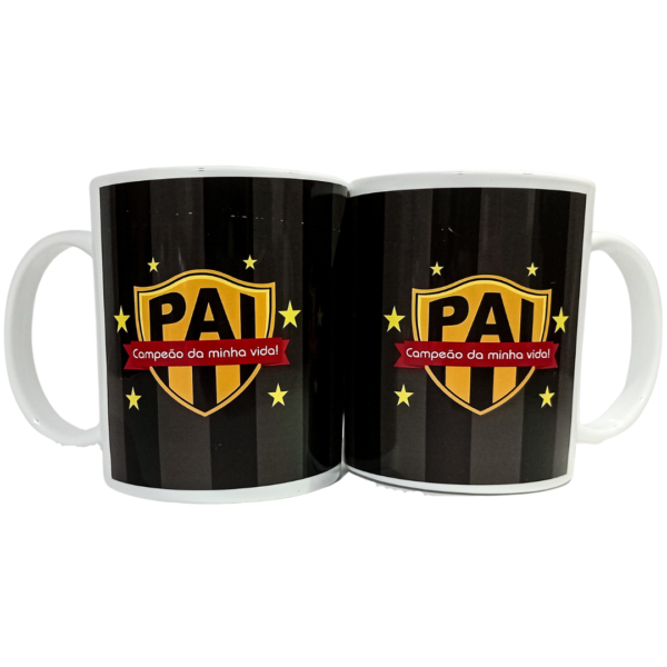 Caneca de Plástico Pai Campeão da Minha Vida - Imagem 2